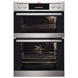AEG DC4013021M Electric Built-In Double Oven, Stainless Steel